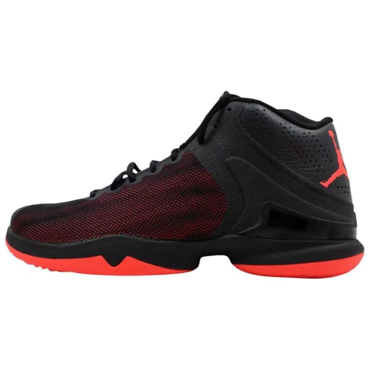 

Кроссовки Jordan Super Fly 4 PO Black Infrared 23 Anthracite, черный/красный