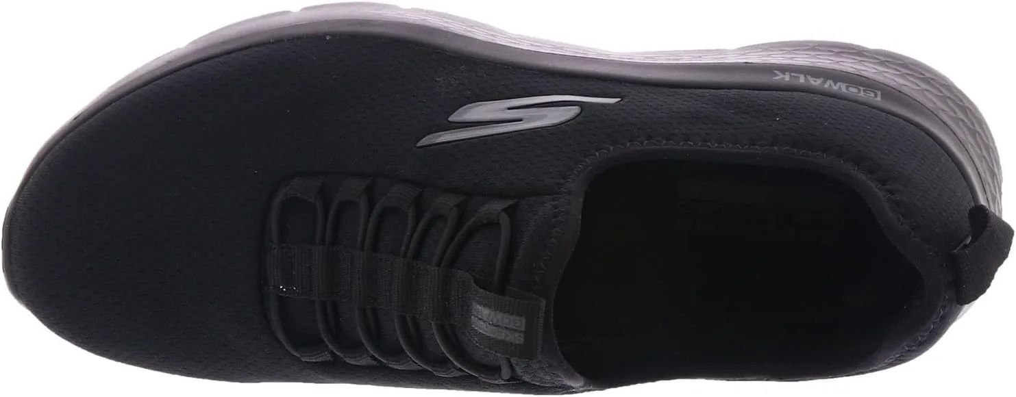 Мужские спортивные кроссовки Skechers Gowalk Flex с воздушной подушкой без шнурков, черный — фото 2