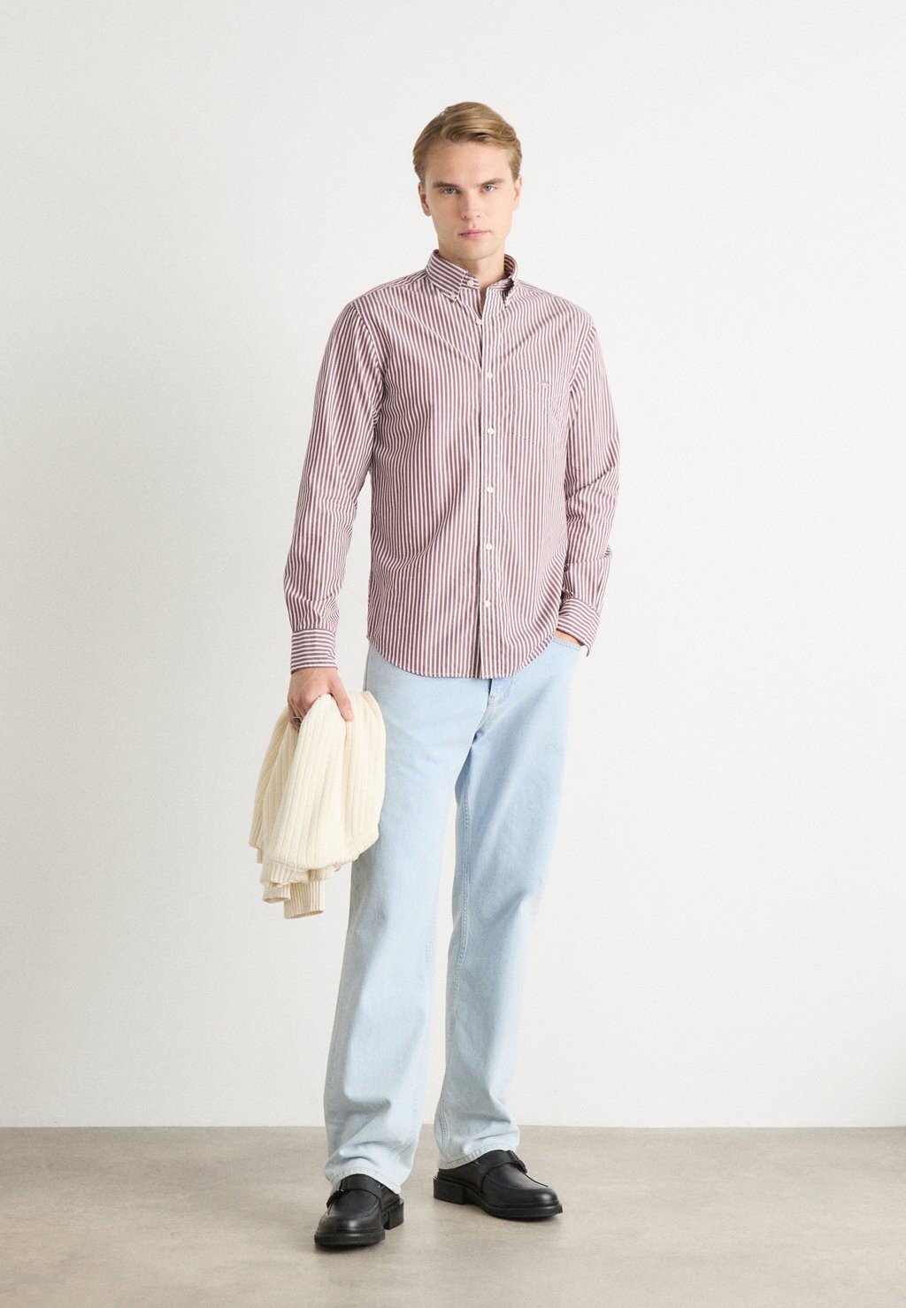 

Рубашка STRIPE SHIRT GANT, розовый