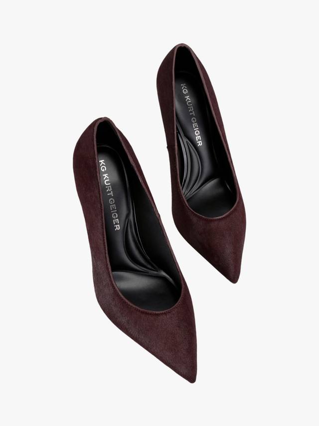 Туфли-лодочки Nala на шпильке с острым носом KG Kurt Geiger, Wine — фото 2