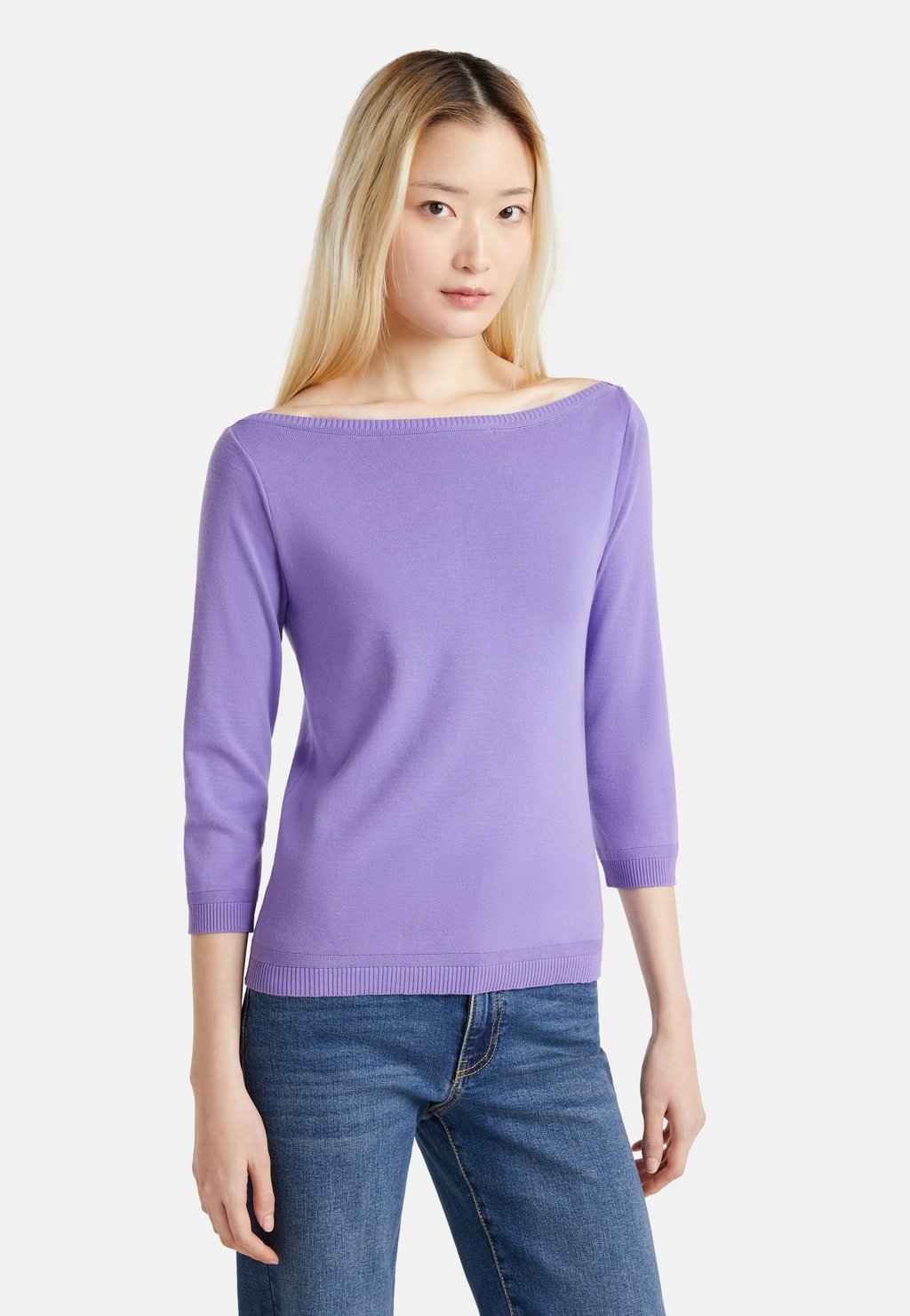 

Джемпер BOAT NECK United Colors of Benetton, синий