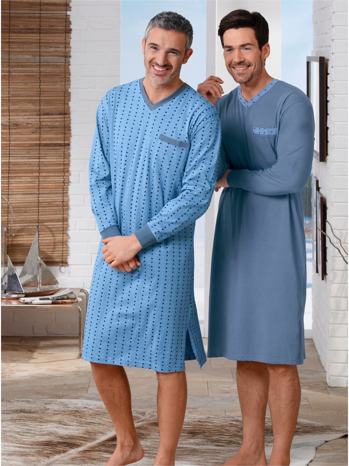 

WITT WEIDEN Ночные рубашки синего цвета + с синим принтом