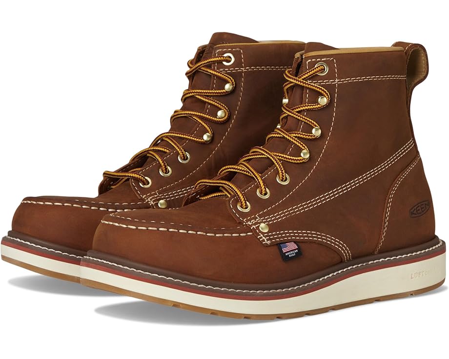 

Ботинки KEEN Utility Liberty 6" Waterproof Boot (Soft Toe), цвет Leather Brown/Birch