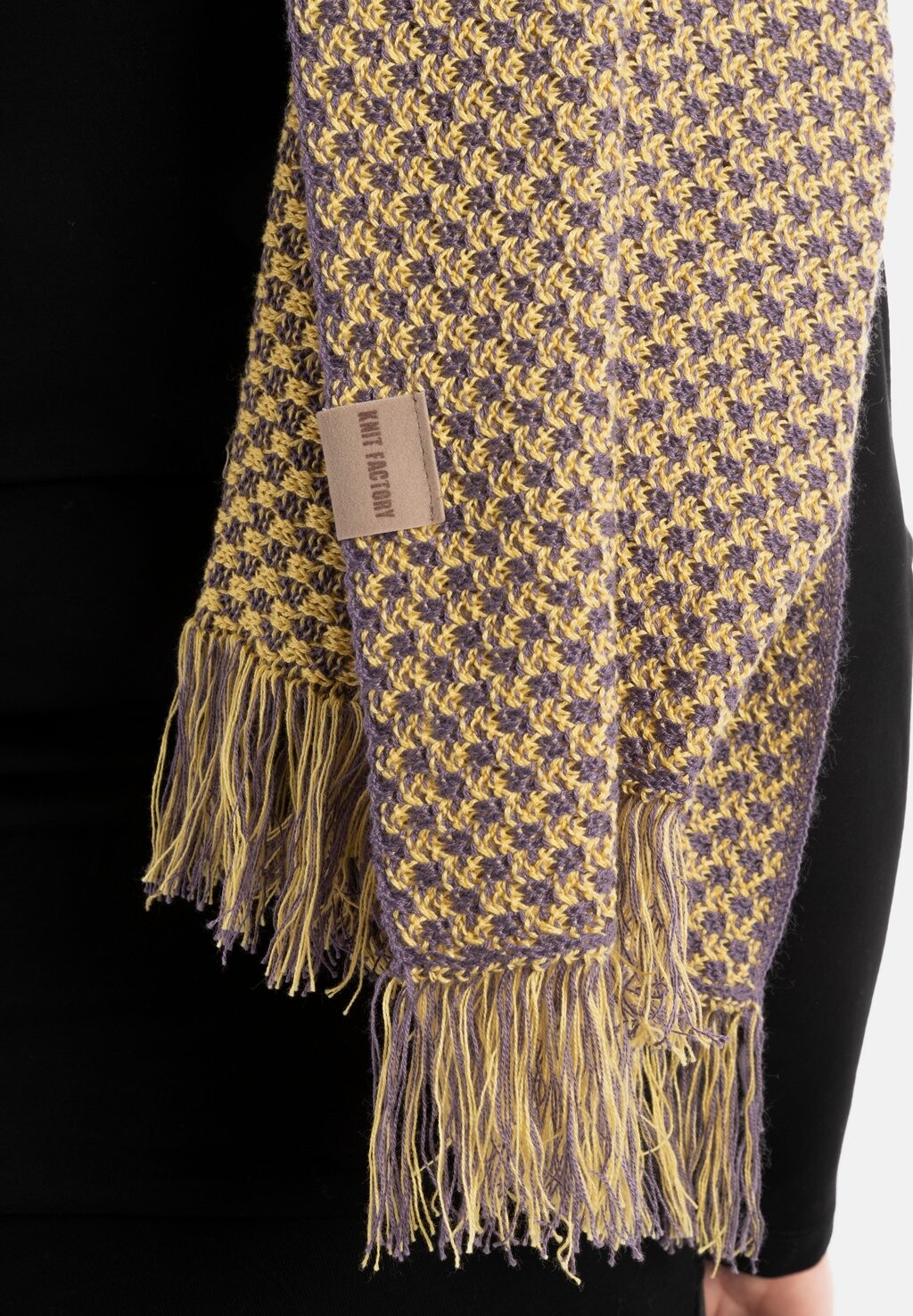 

Шарф ASTRE Knit Factory, фиолетовый