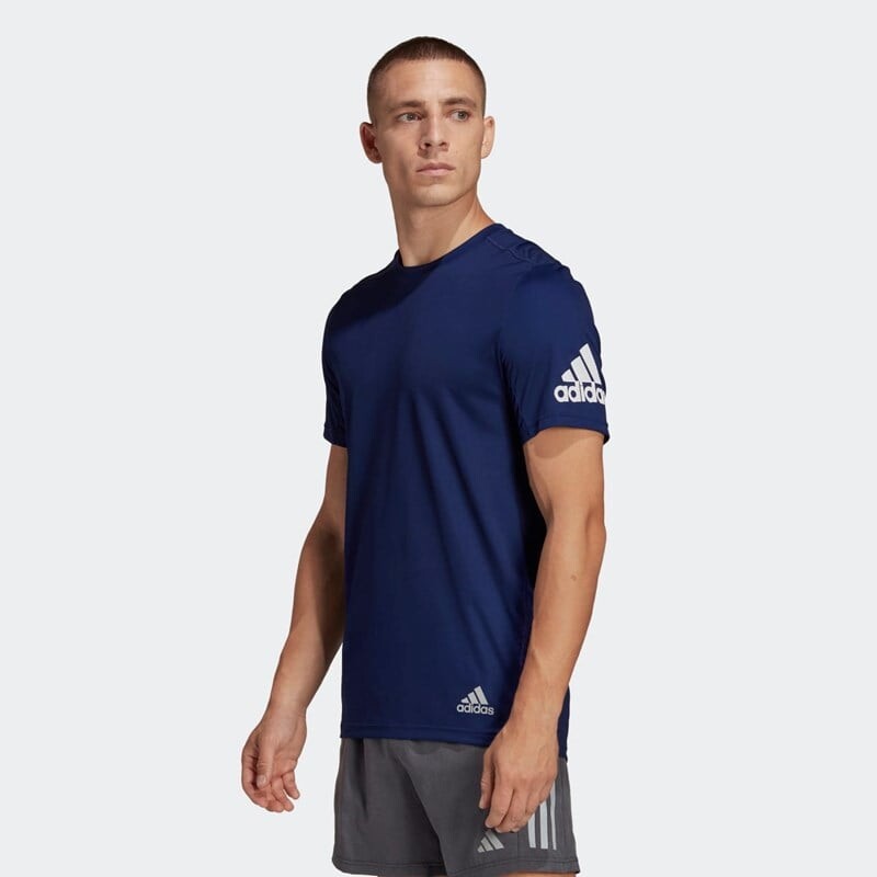 

Мужская футболка Run It Adidas, синий