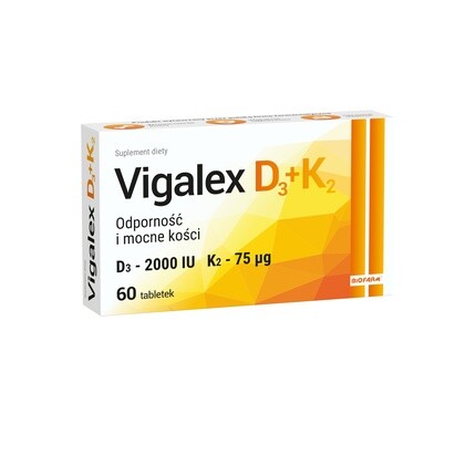 

Вигалекс Д3 К2 60 таблеток Longlife