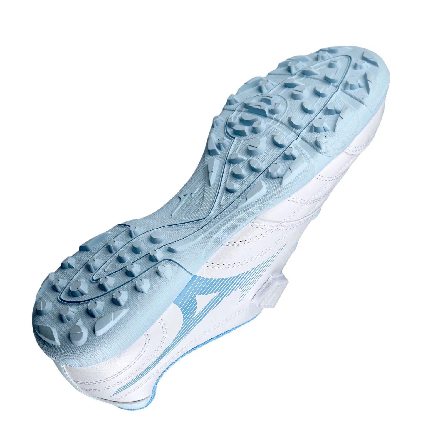 Folgado AS Slip Resistant Abrasion Resistant низкие детские бутсы Mizuno, белый sky синий — фото 3