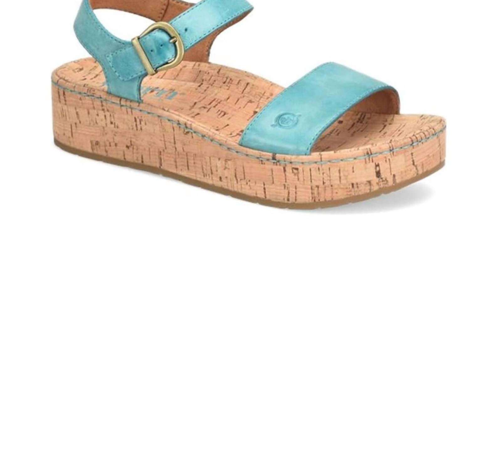 Women's Sari Sandal In Turquoise Born, Turquoise