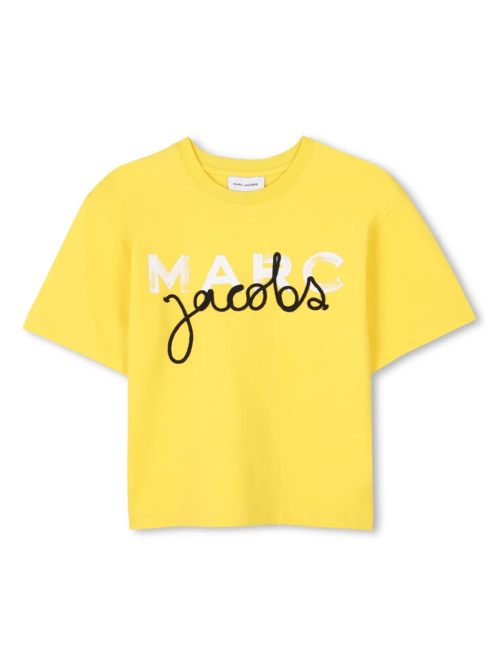 

Футболка с логотипом Marc Jacobs Kids, желтый