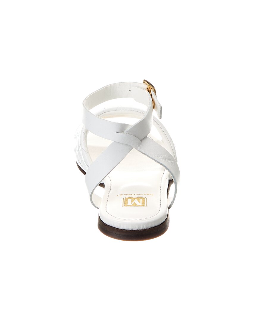 M by Bruno Magli Rita Leather Sandal, белый — фото 3