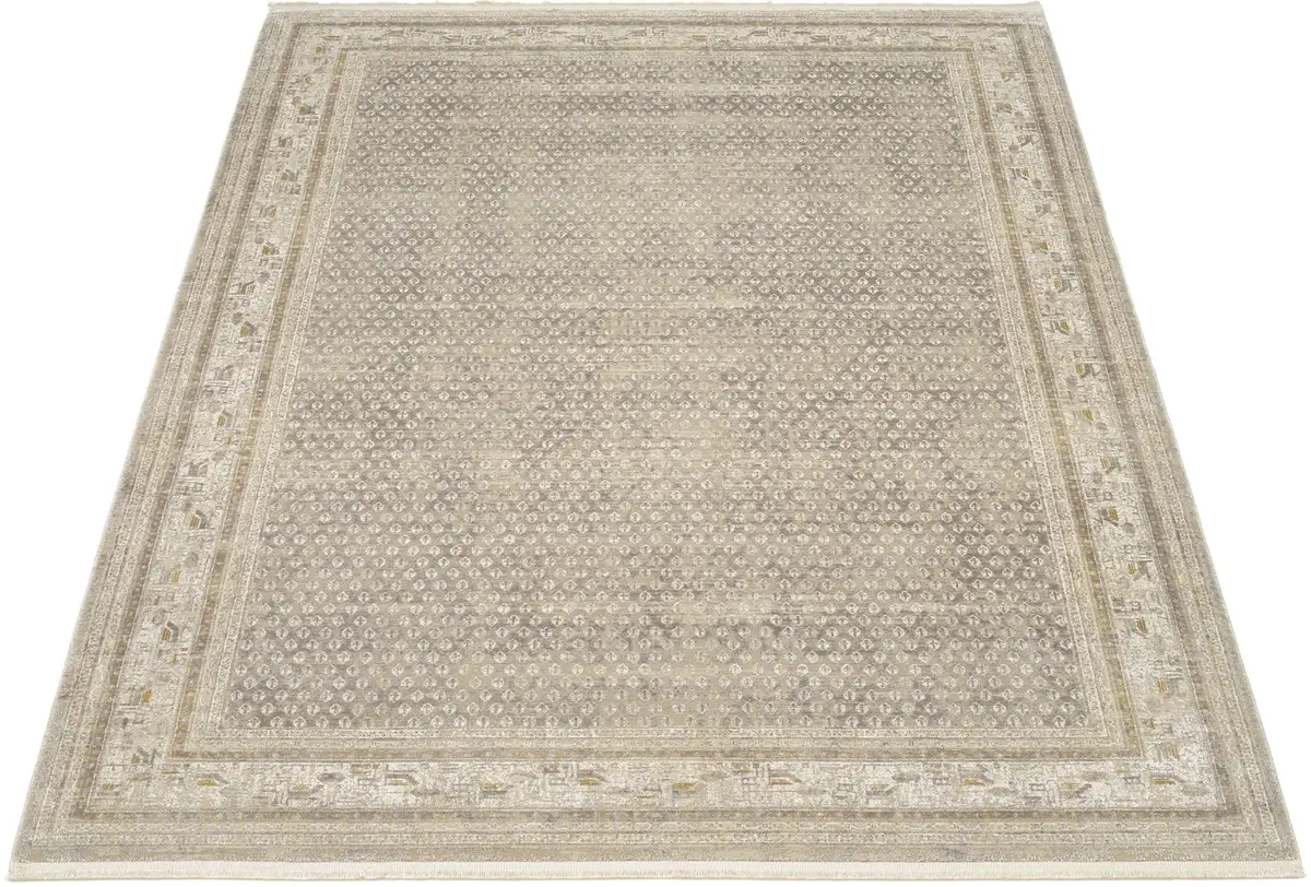 

OCI THE CARPET BRAND "BESTSELLER MIRI" ковер, прямоугольный, винтажный вид, с тонким блеском и тонкой бахромой, гостиная OCI Die Teppichmarke 80х150 см, цвет beige/goldfarben