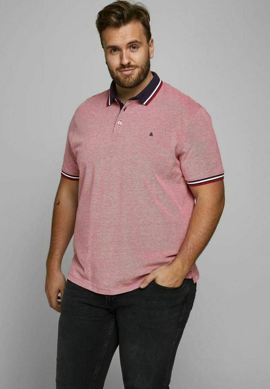 

Рубашка поло JJEPAULOS Jack & Jones, красный Рио