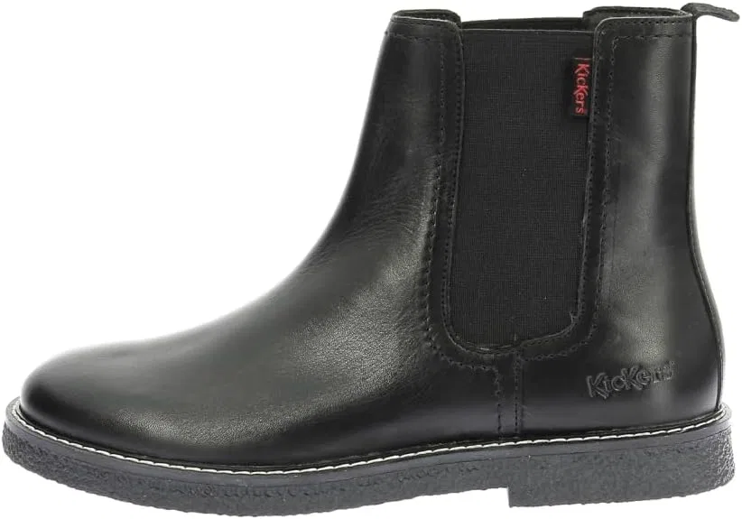 Ботинки Kickers Herren Kick Lorel Chelsea-Stiefel, Matte Black — фото 2