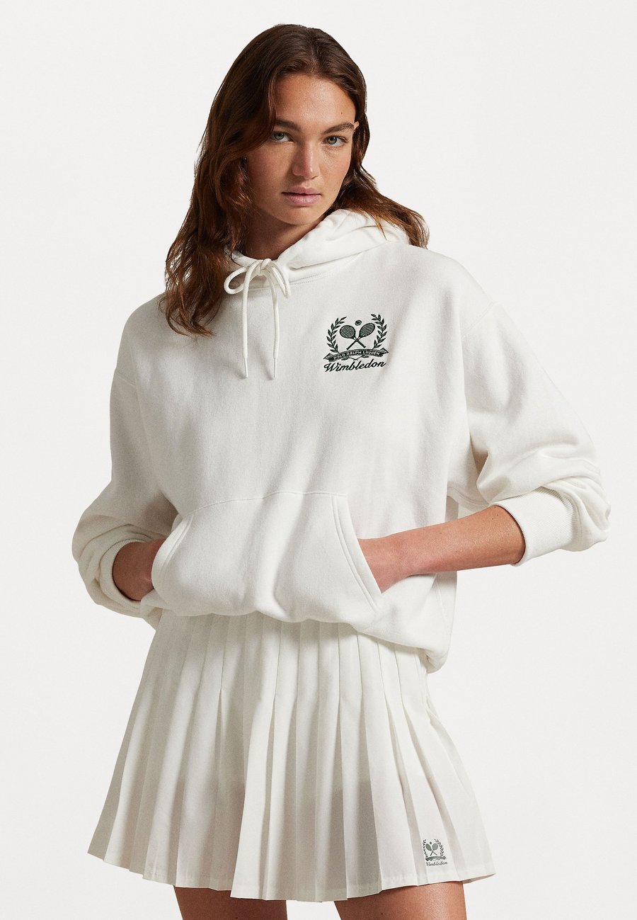 

Худи Polo Ralph Lauren WIMBLEDON CREST FLEECE HOODIE, Ceramic White/Off-White