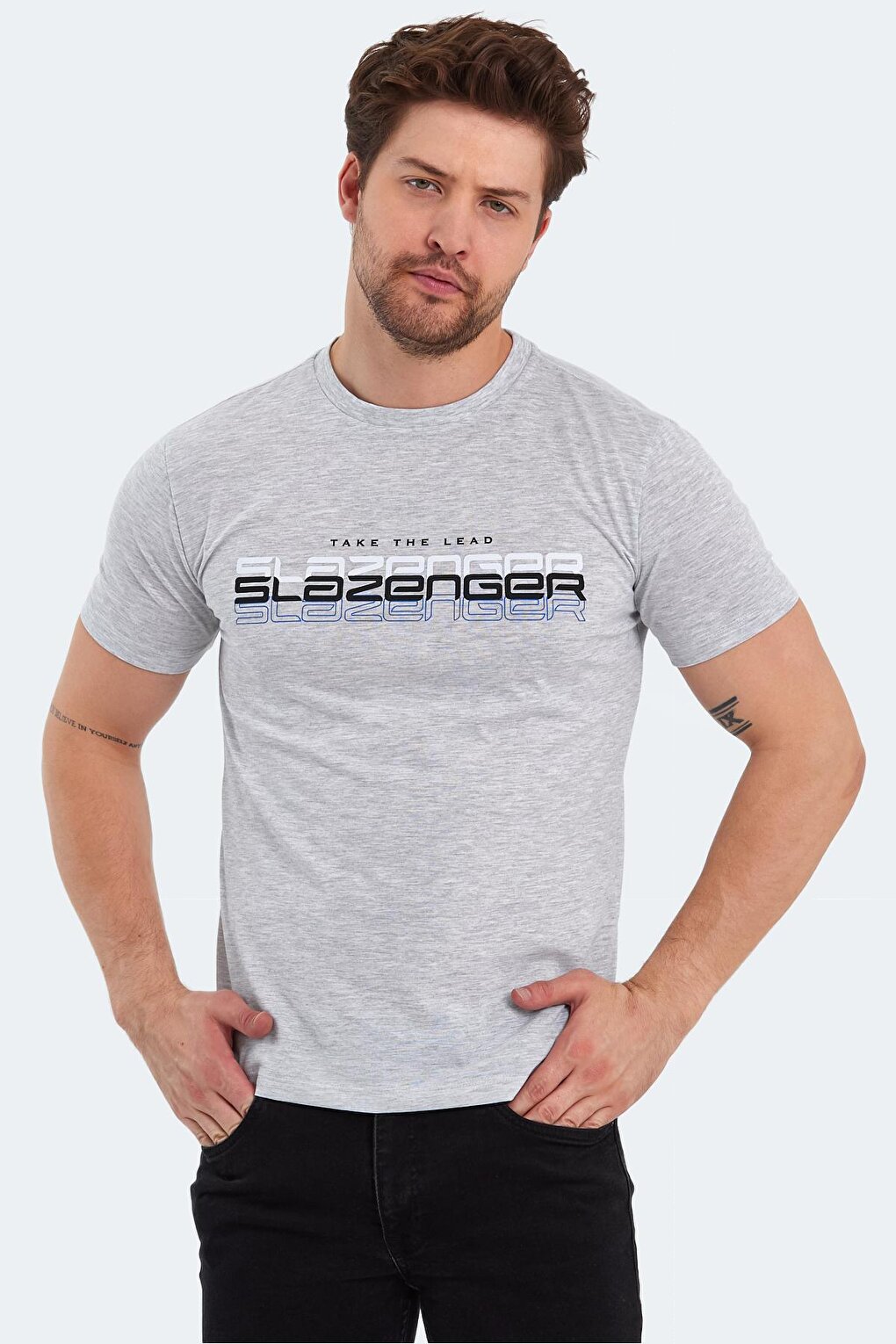 

Мужская футболка PALLU цвета экрю SLAZENGER