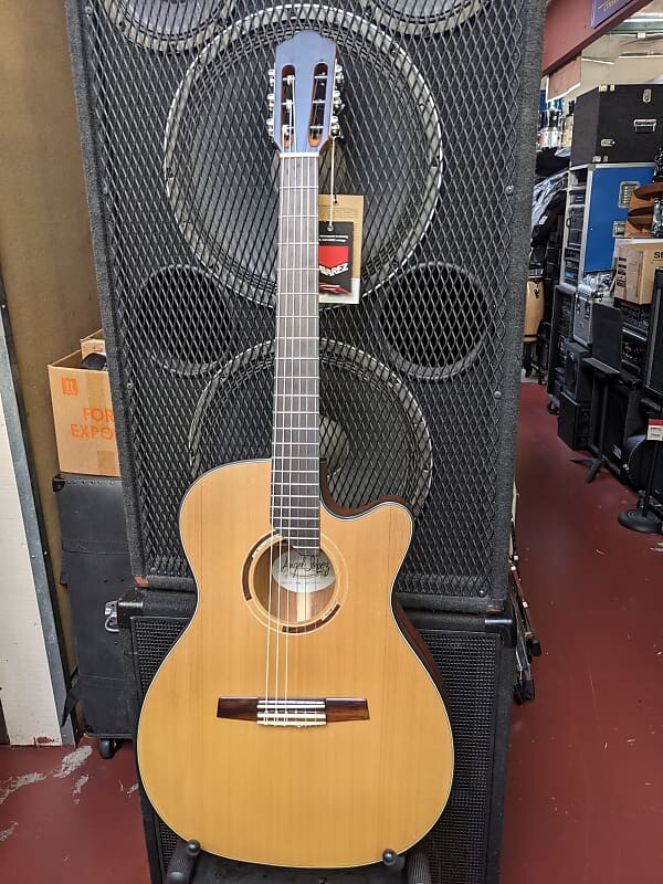 

Акустическая гитара Angel Lopez Professional Quality Hybrid Acoustic/Electric Classical Guitar - Cordoba Killer!