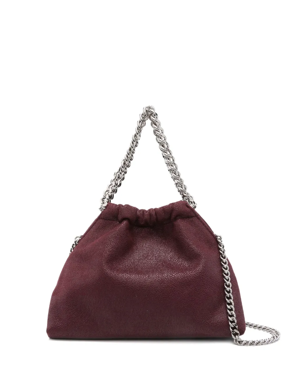 

Мини-сумка-тоут Falabella с цепочной отделкой и завязками STELLA MCCARTNEY, красный