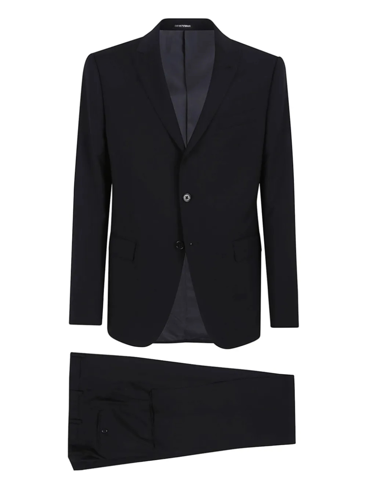 

Однобортный костюм Emporio Armani, черный