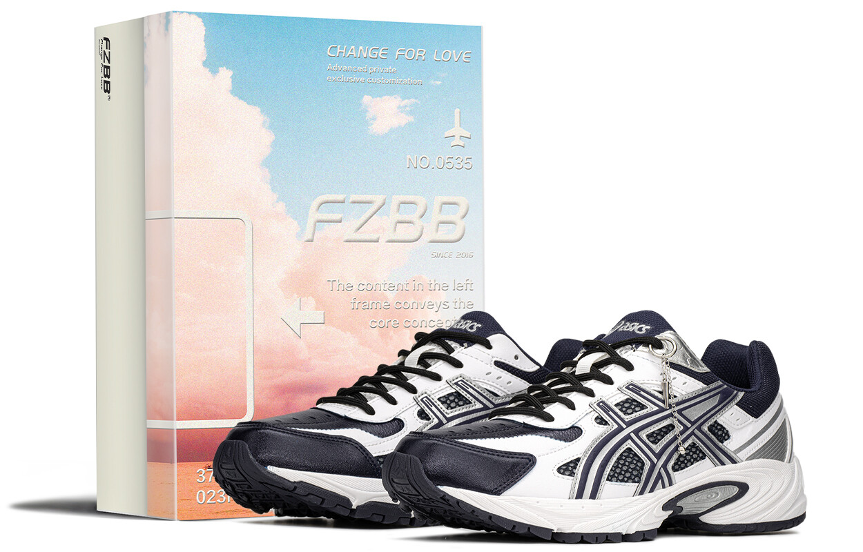 

Кроссовки Gel-170 унисекс с низким верхом белые/синие Asics