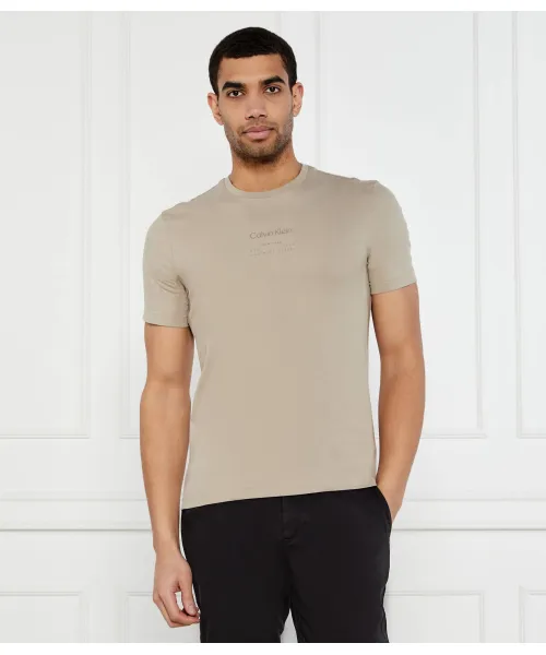 

Футболка Regular fit Calvin Klein, бежевый