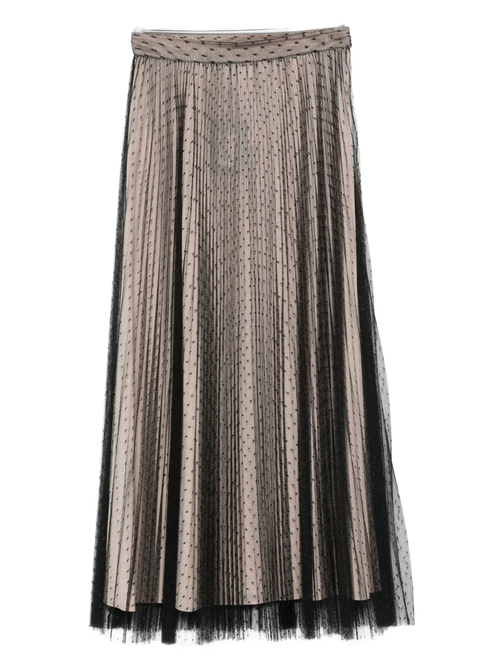 

Плиссированная юбка в горошек Twinset, розовый