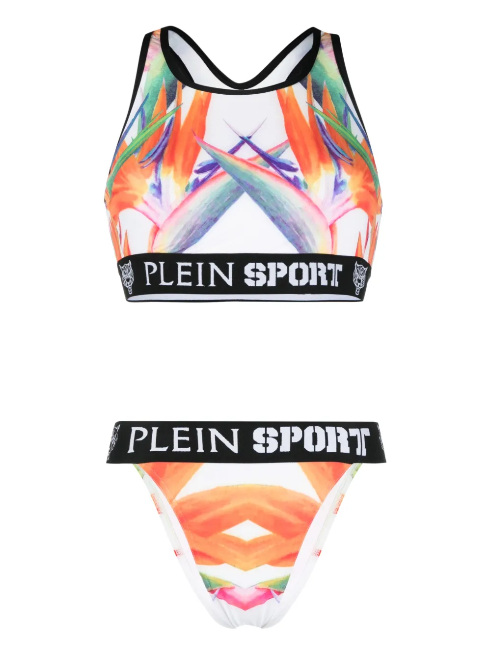 

Бикини Flowers Plein Sport, белый