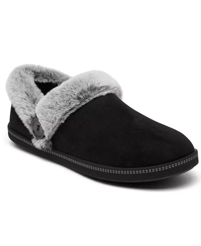Женские уютные тапочки Cozy Campfire - French Toast от Finish Line Skechers, черный