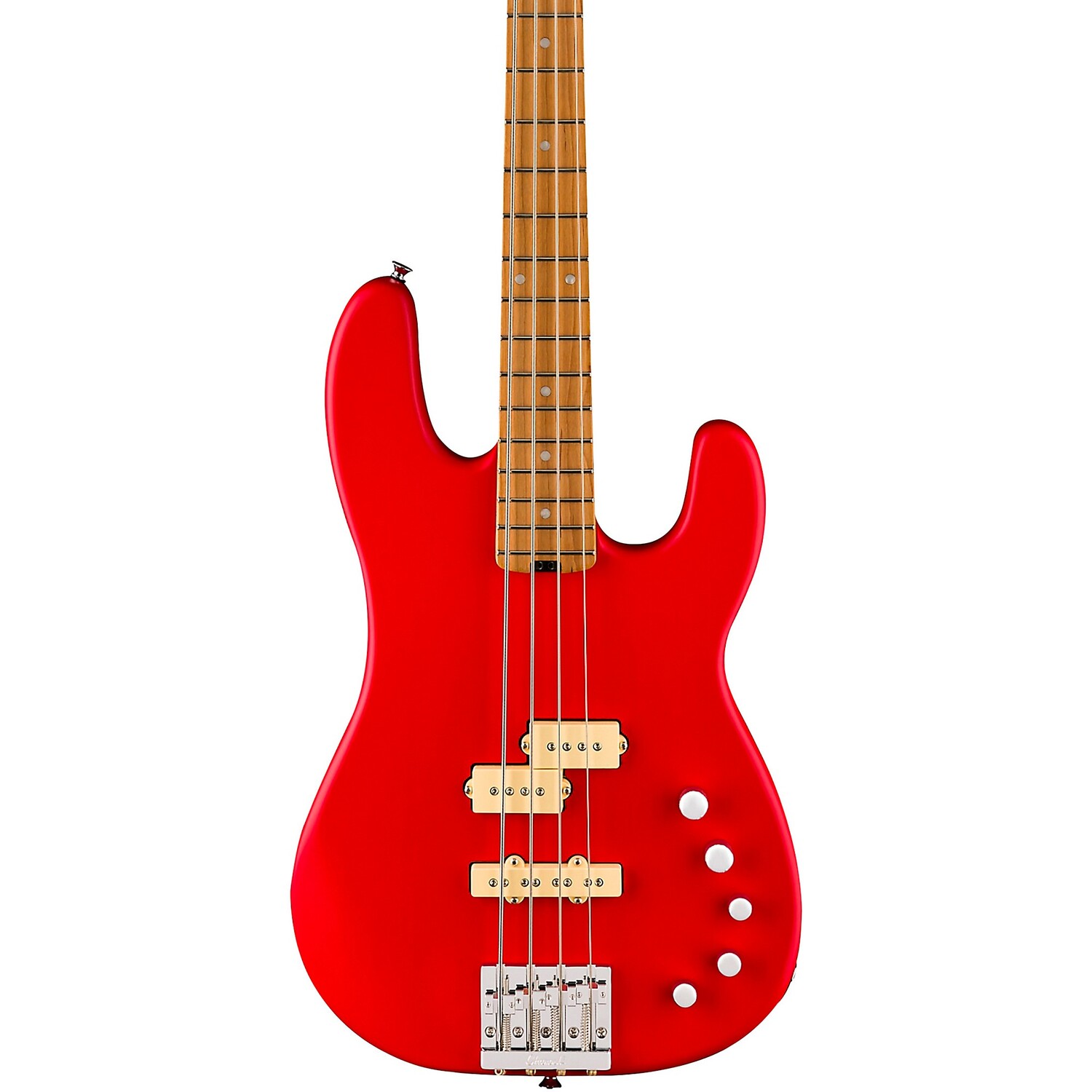 

Charvel PM SD PJ IV MAH Бас-гитара Satin Ferrari Red