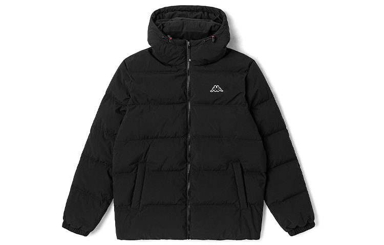 

Однотонная утепленная куртка-пуховик с капюшоном для мужчин Kappa, Black-990, Черный, Однотонная утепленная куртка-пуховик с капюшоном для мужчин Kappa, Black-990
