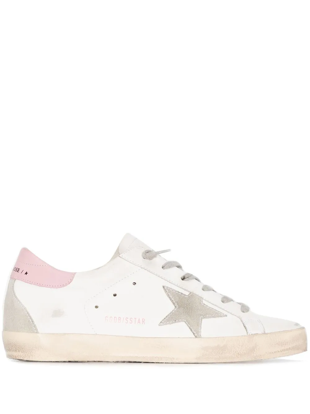 Кеды Superstar с эффектом потертости GOLDEN GOOSE, белый