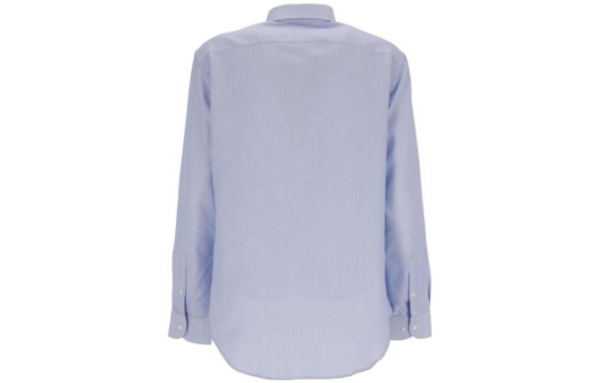 Рубашка Long Sleeved Buttoned Shirt EMPORIO ARMANI, светло-голубой — фото 4