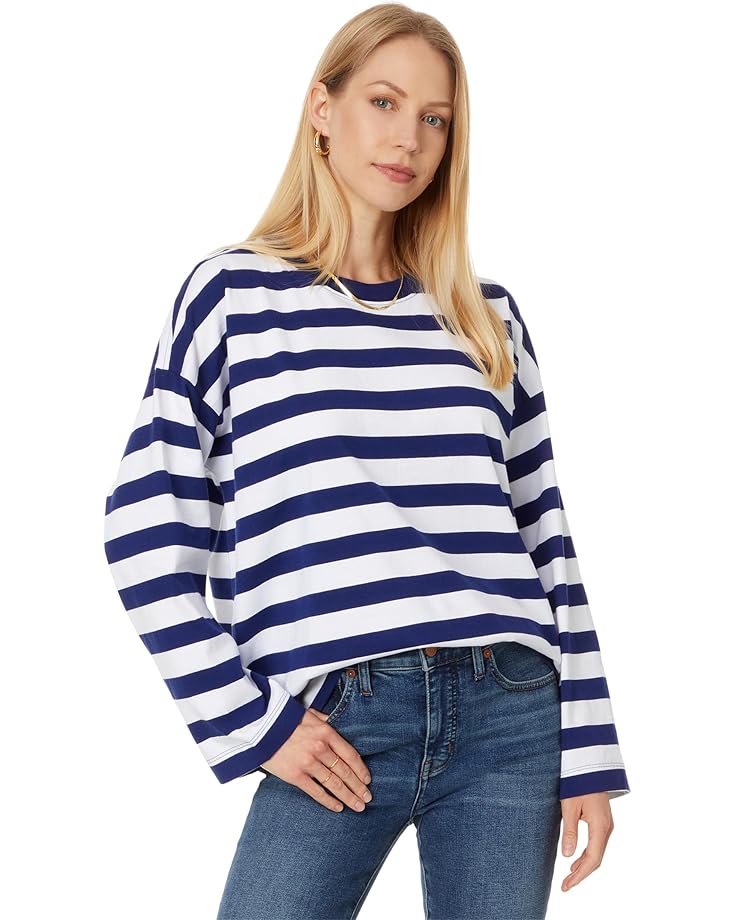 

Лонгслив Madewell Easy Long Sleeve Tee, цвет Bright Cobalt