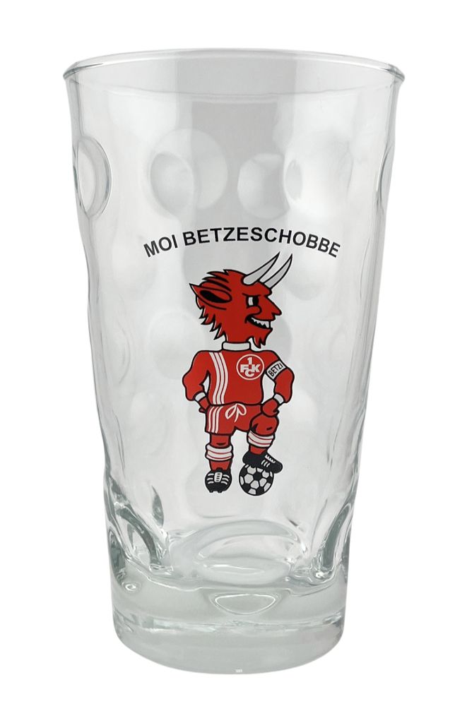 

1. FC Kaiserslautern - Moi Betzeschobbe Dubbeglas 0,5 л - для фанатов Pfalz, Betze и 1. FCK Pfalz Schorle Edition