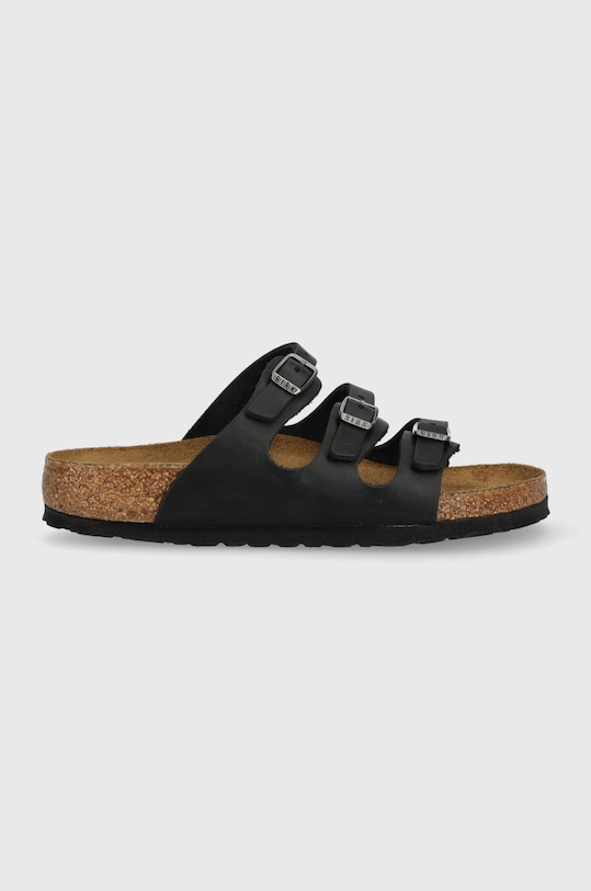 Кожаные шлепанцы Florida Birkenstock, черный
