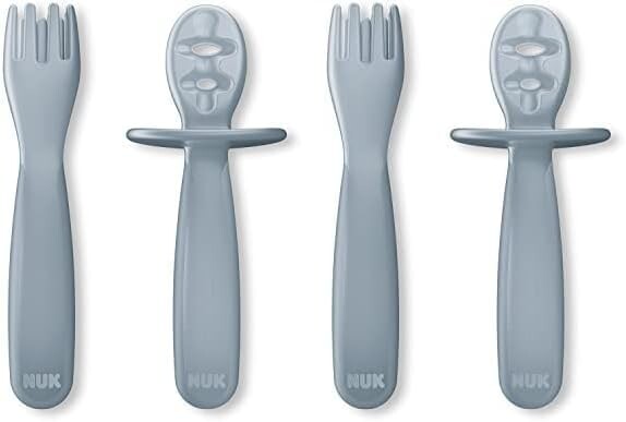 

Набор ложек и вилок NUK for Nature™ Pretensil (2 шт.), Gray