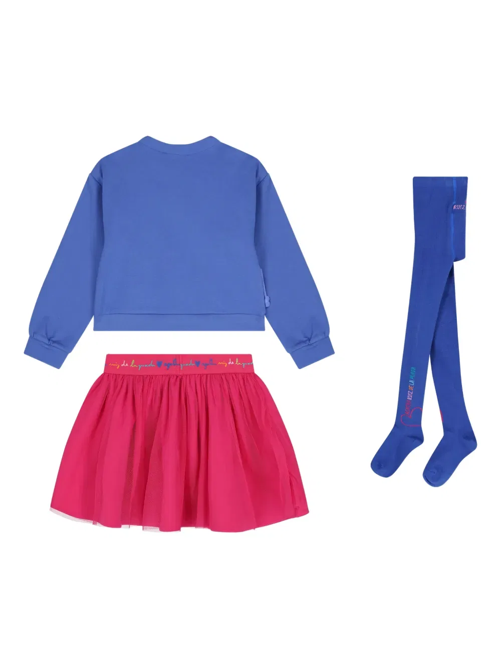 Комплект юбки с бантом Agatha Ruiz De La Prada, синий — фото 2