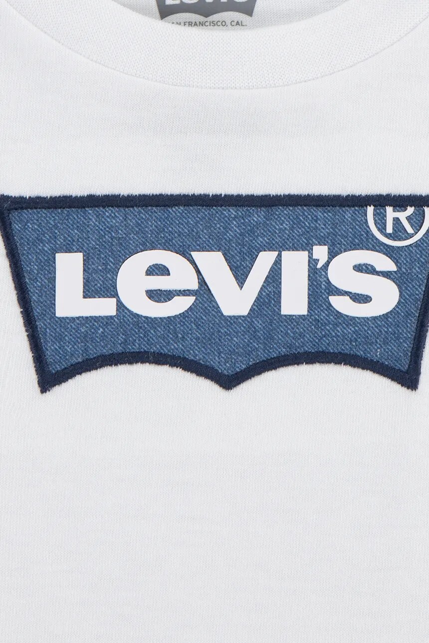 Детская футболка MY FIRST BATWING TEE Levi'S, белый — фото 4