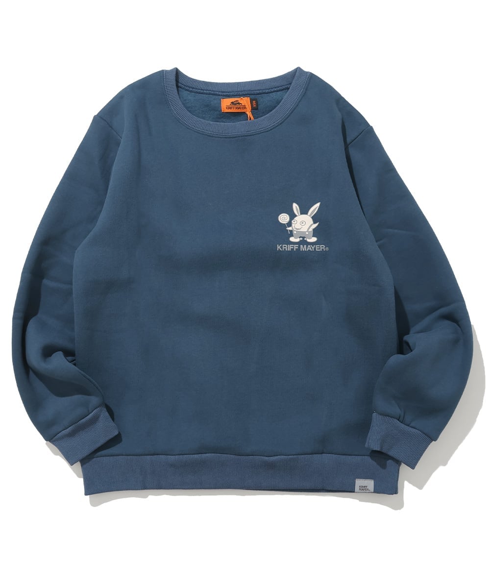 Свитшот Warm Crew (Monster) Kriff Mayer, NAVY — фото 2