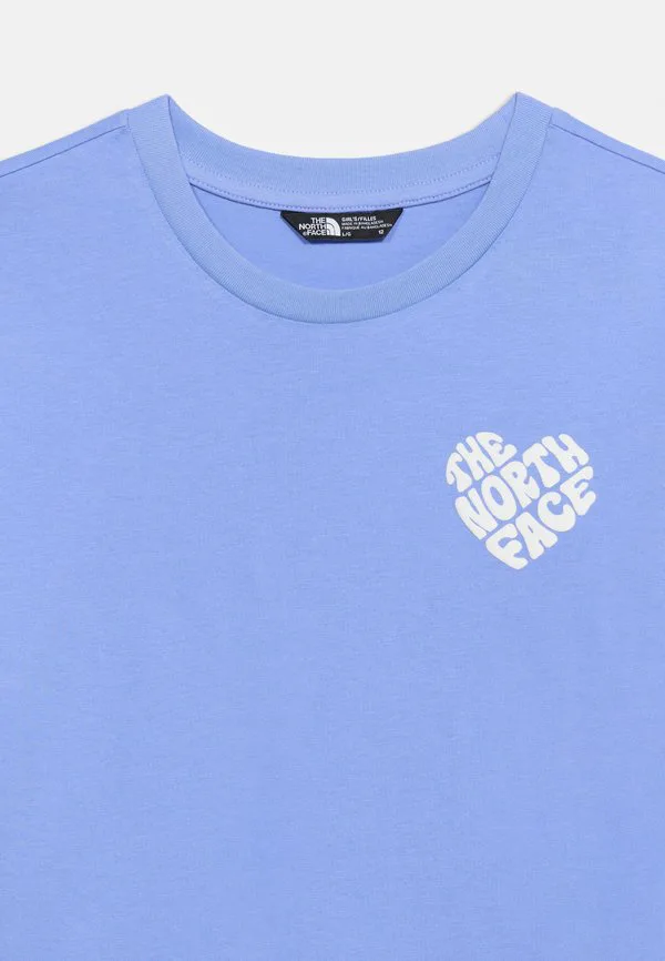 Футболка с коротким рукавом и принтом, от brand proud, свободного кроя. The North Face, Periwinkle Glow — фото 4