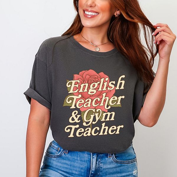 

Футболка женская garment dyed English teacher + gym teacher rose Simply Sage Market, Pepper, Зеленый, Футболка женская garment dyed English teacher + gym teacher rose Simply Sage Market, Pepper