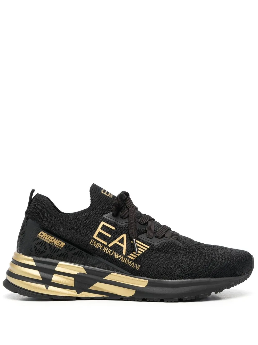 

Кроссовки Crusher Distance Ea7 Emporio Armani, черный