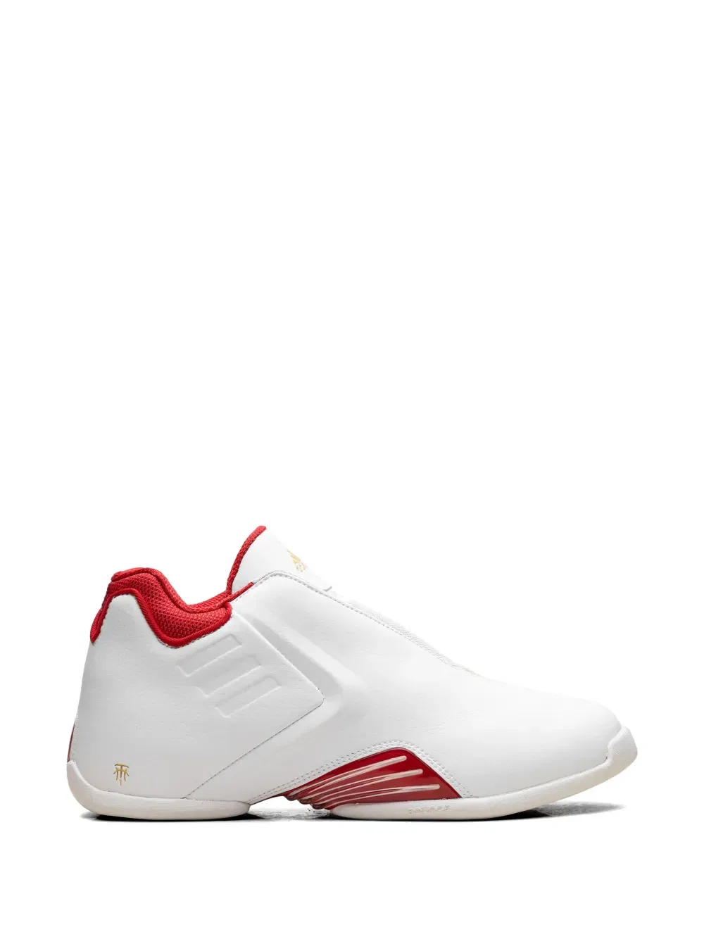Кроссовки с красной отделкой Adidas, белый