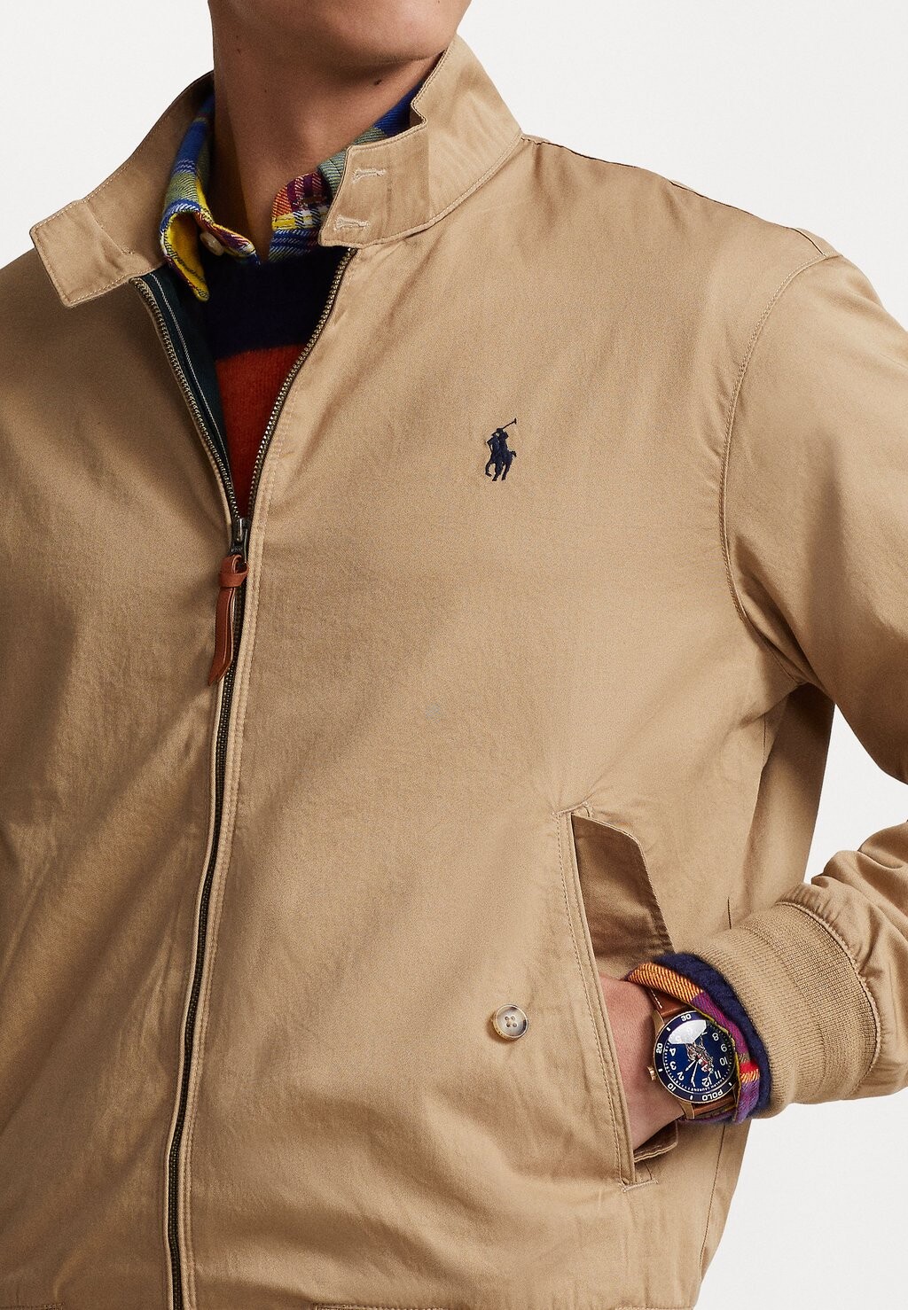 Куртка-бомбер Lined Polo Ralph Lauren, цвет cafe tan — фото 4
