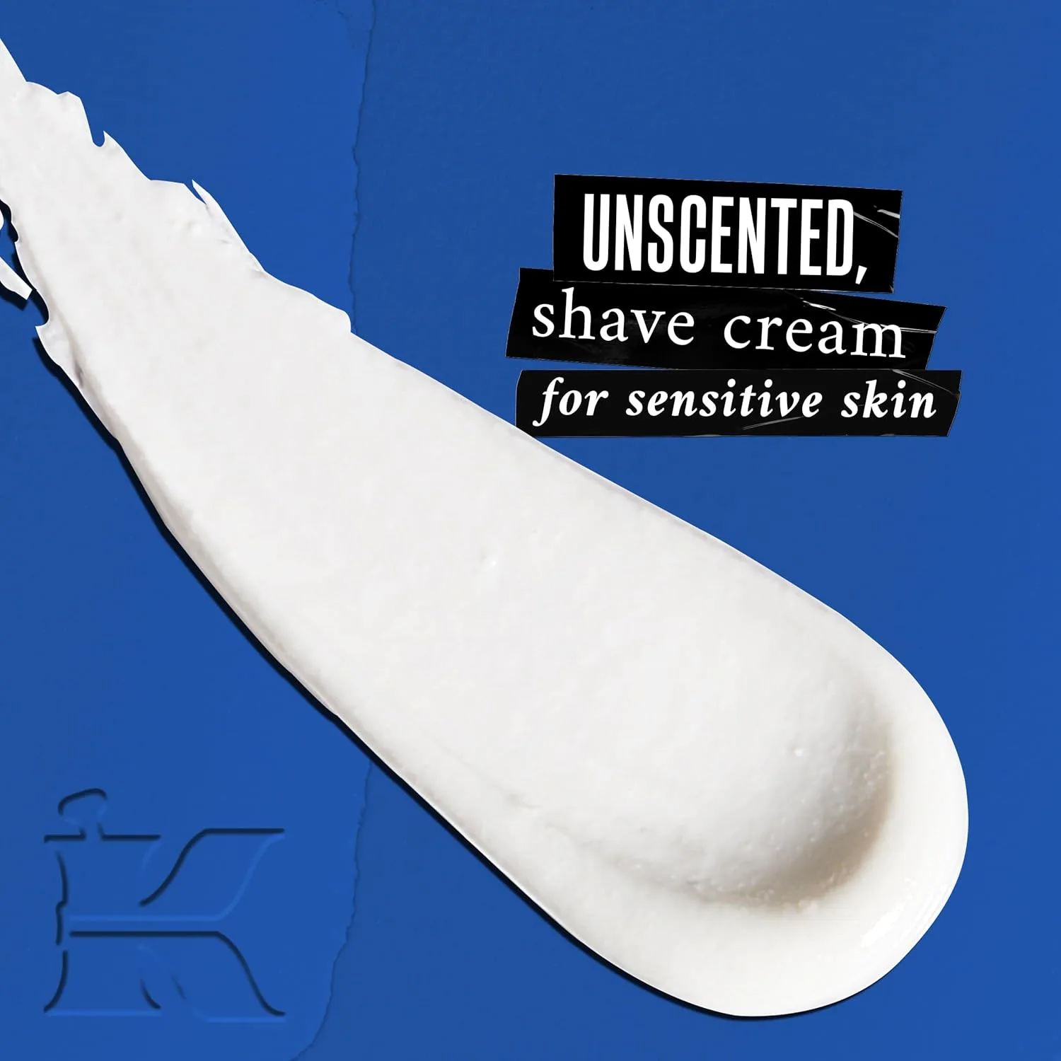 Kiehl's Ultimate Brushless Shave Cream Blue Eagle, без запаха для чувствительной кожи, с алоэ вера для успокоения и увлажнения, минимизирует раздражение, без отдушек, без парабенов - 150 мл — фото 2