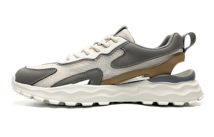 

Кроссовки мужские Lifestyle Shoes Men Low-Top Mulinsen, бежевый/синий