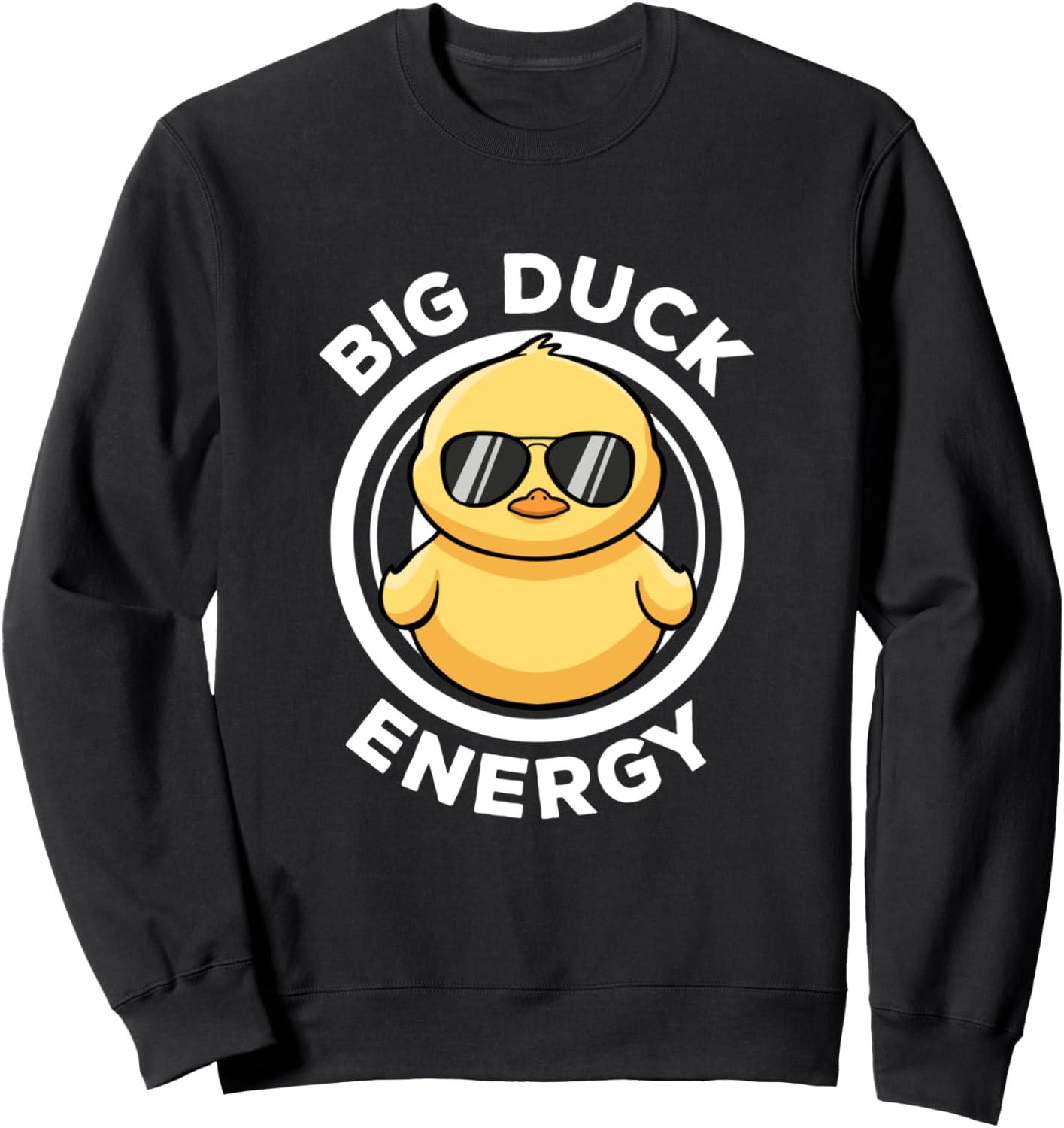 

Толстовка с забавной резиновой уточкой Big Duck Energy Duckie I Love Ducks Lovers, черная Big Duck Energy Cute Duck Rubber Crew Ducky Lover