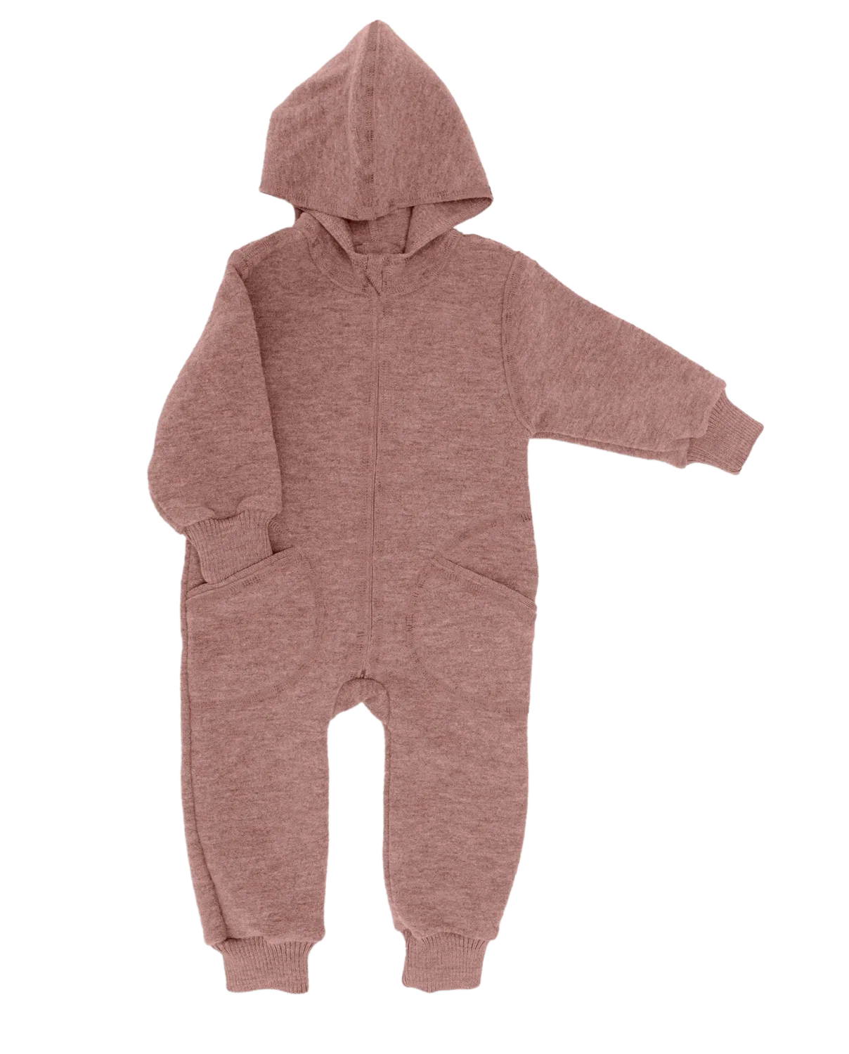 Комбинезон с капюшоном Kinderhaus Blaubär, rose melange