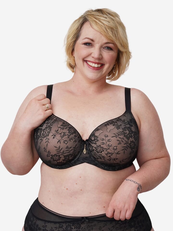 

Бюстгальтер на косточках SugarShape, цвет black lace
