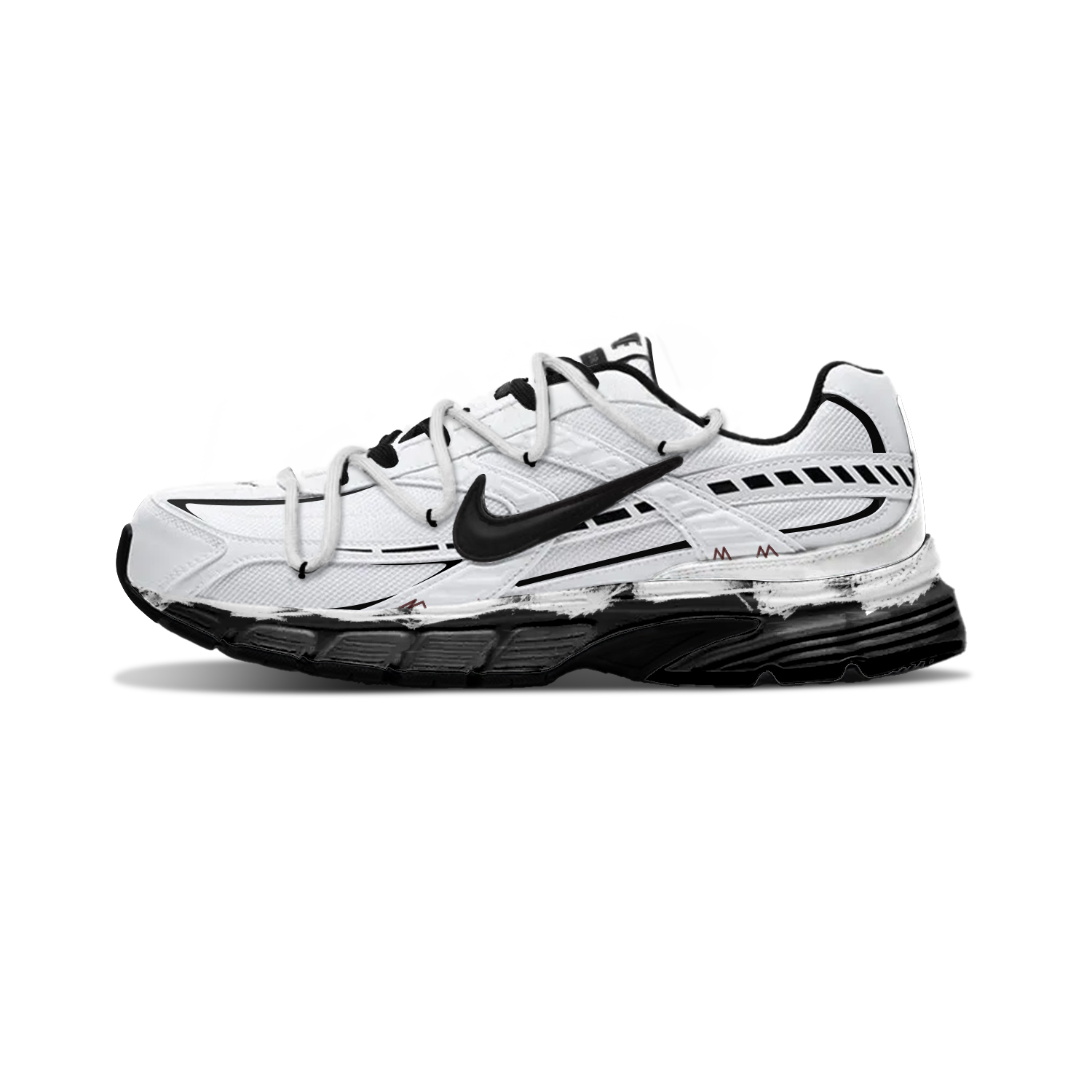 

Инициатор амортизация, износостойкие низкие кроссовки для мужчин Nike, белый