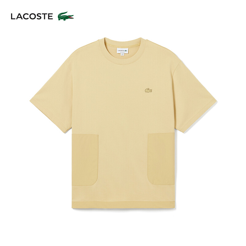 

Футболка мужская Lacoste с короткими рукавами, бежевый